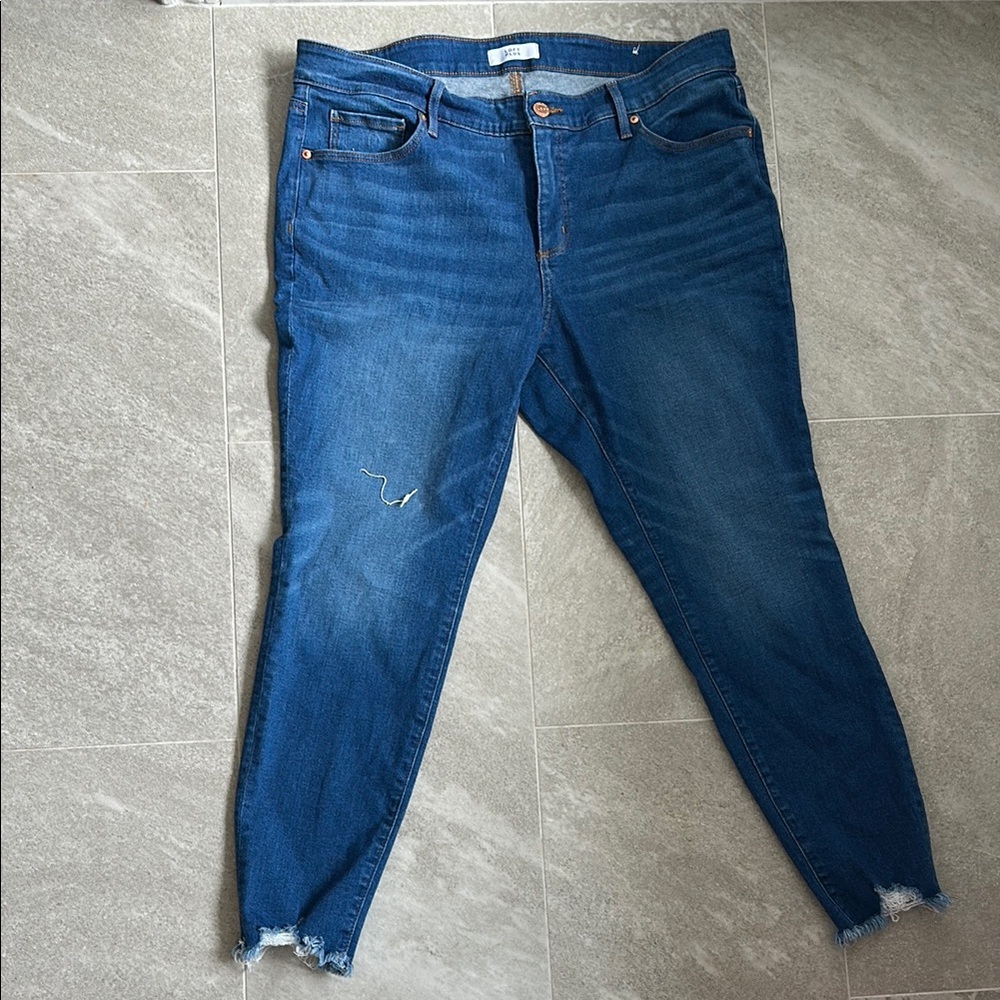 LOFT Blue Skinny Jeans Classic Denim Style